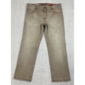 Alberto Jeans Men's 36x28 Modern Fit Stretch Gray Stone Color Denim